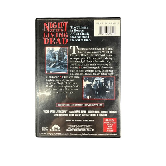 George A. Romeros "Night Of The Living Dead" Cult Classic DVD - Picture 2 of 3
